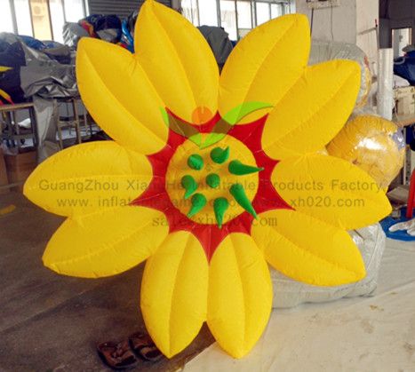 hot sale inflatable yellow flower