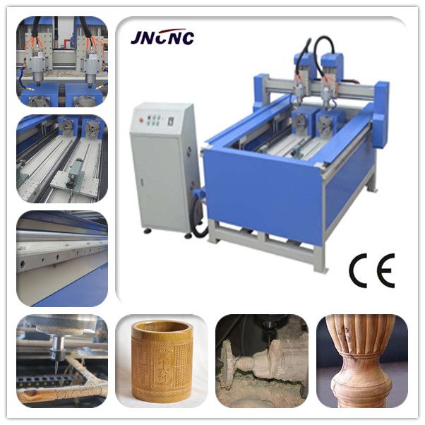 OEM Available 2 Spindles 2 Rotary Router Machine  