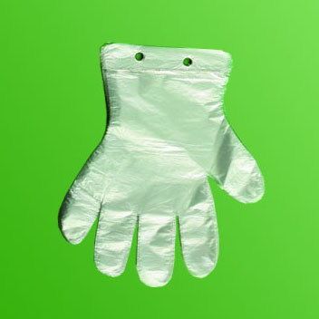 LDPE/HDPE/Degradable GLOVE