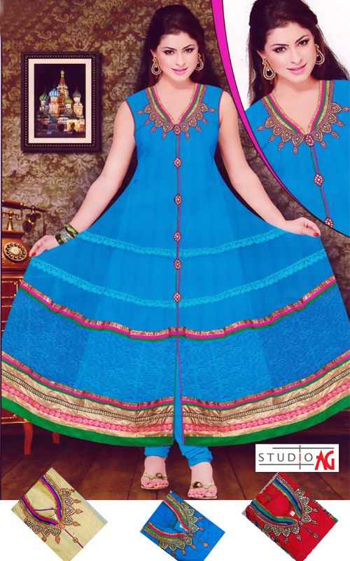 Anarkali Net Suit