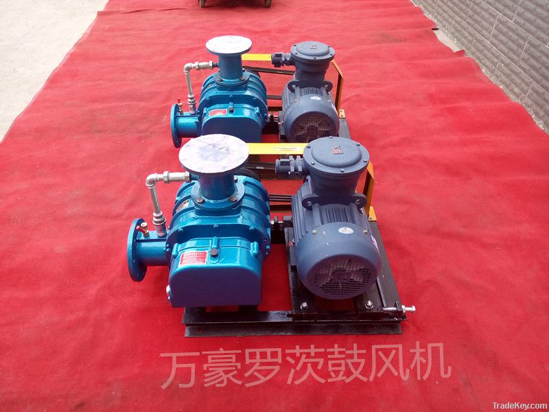 Water treatment roots blower