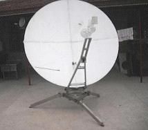 2.4m manual portable antenna c/ku band