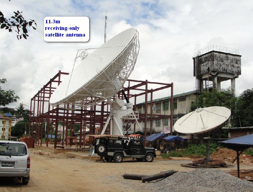 11.3 meter motorized TVRO satellite antenna