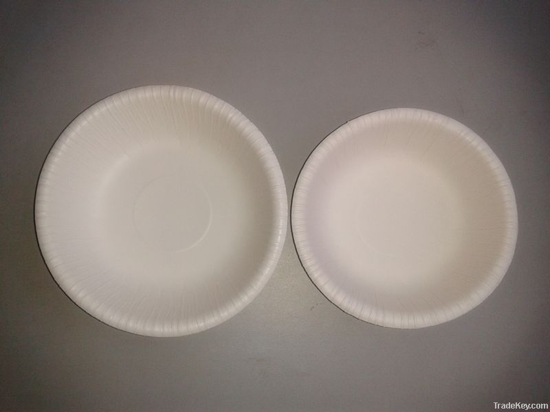 disposable white party paper bowl