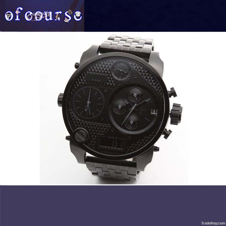 hot selling casual watch men brand fashion Multiple Time Zone military