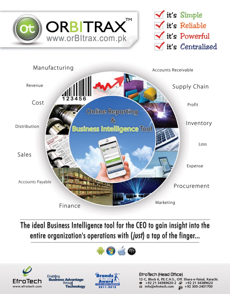 ORBITRAX- Online Reporting &amp; Business Intelligence Tool