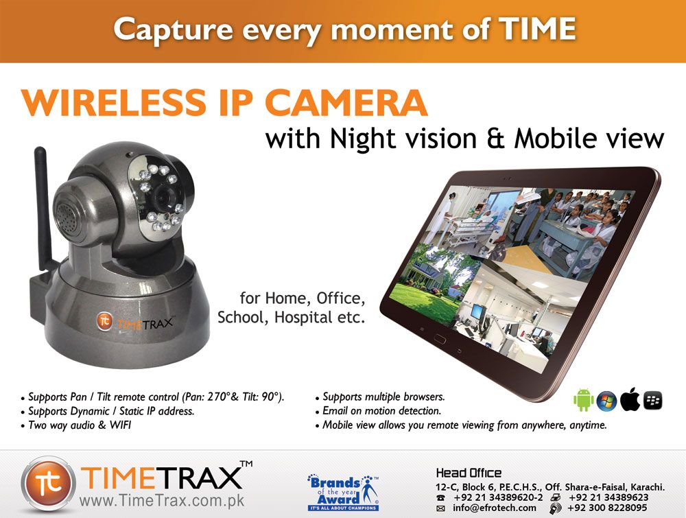 TimeTrax-Wireless IP Camera
