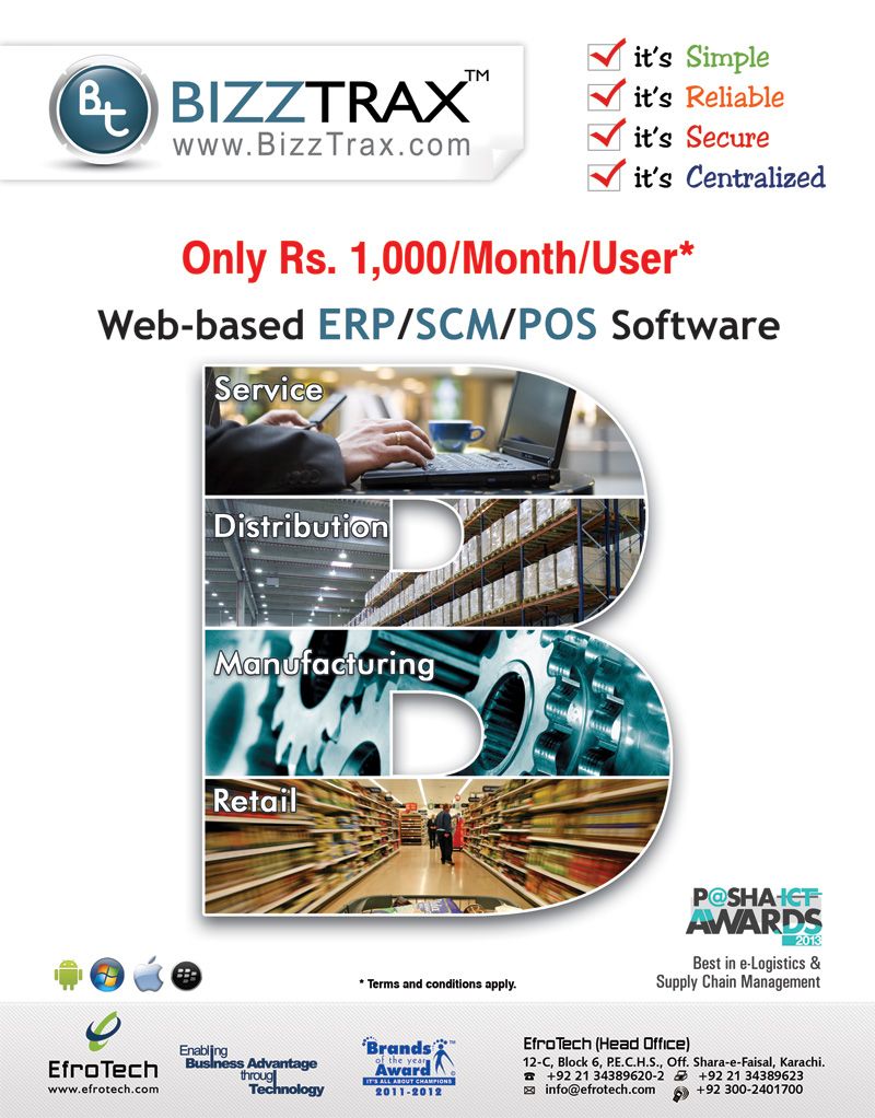 BizzTrax-Web based ERP/SCM/POS Software