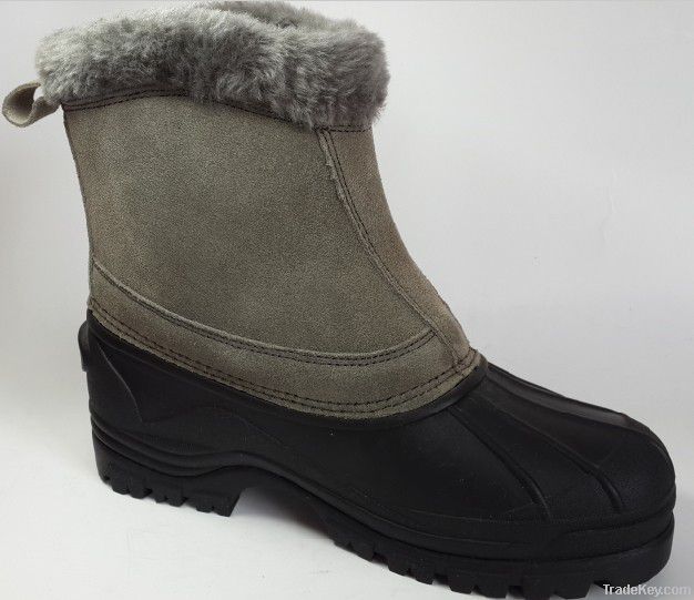 Leather upper TPR shoes bean boots footwear shoes