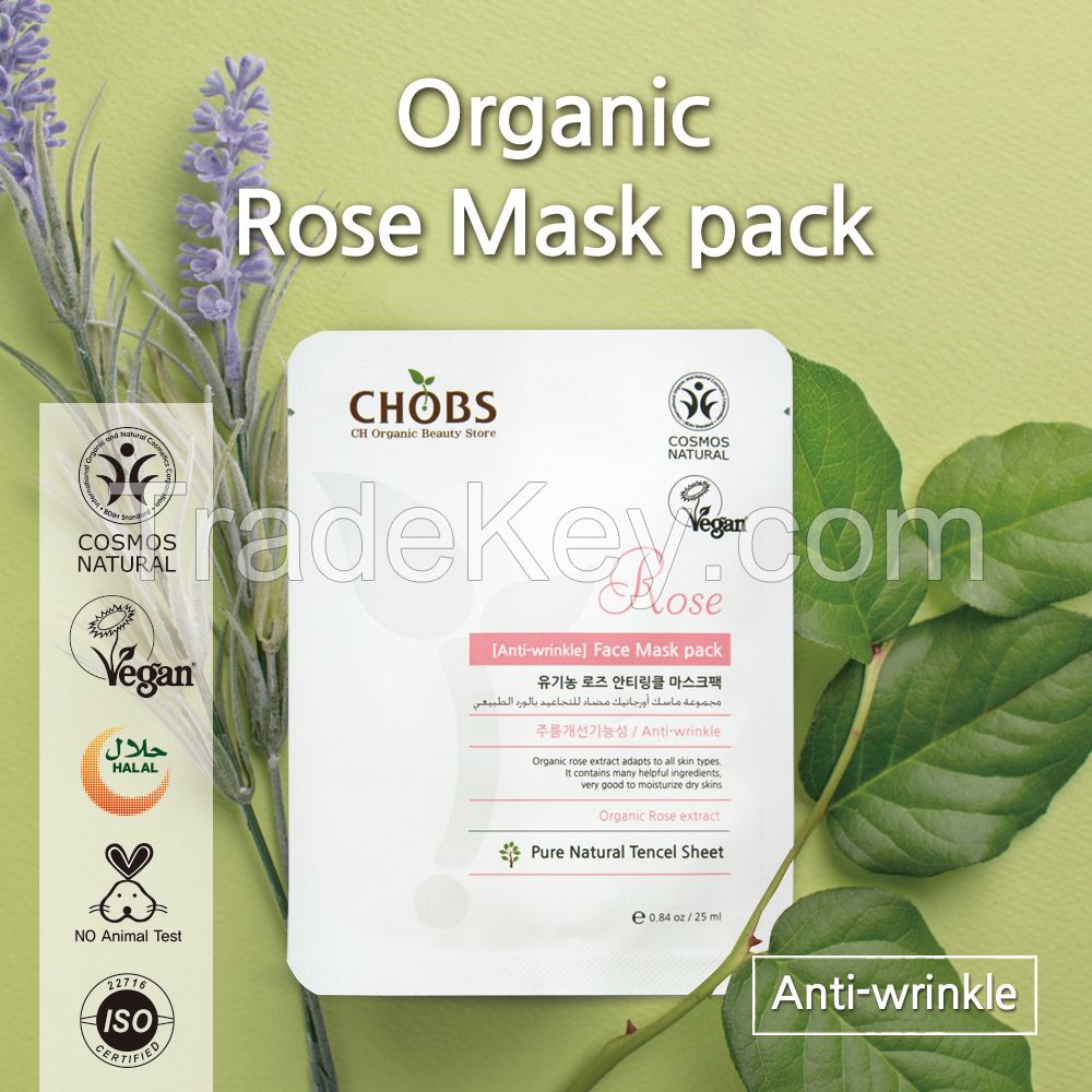 CHOBS Organic Mask Pack Rose