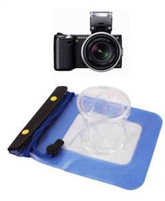 Factory price blue  waterproof bag for digital camera