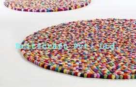 Felt ball rug/mat