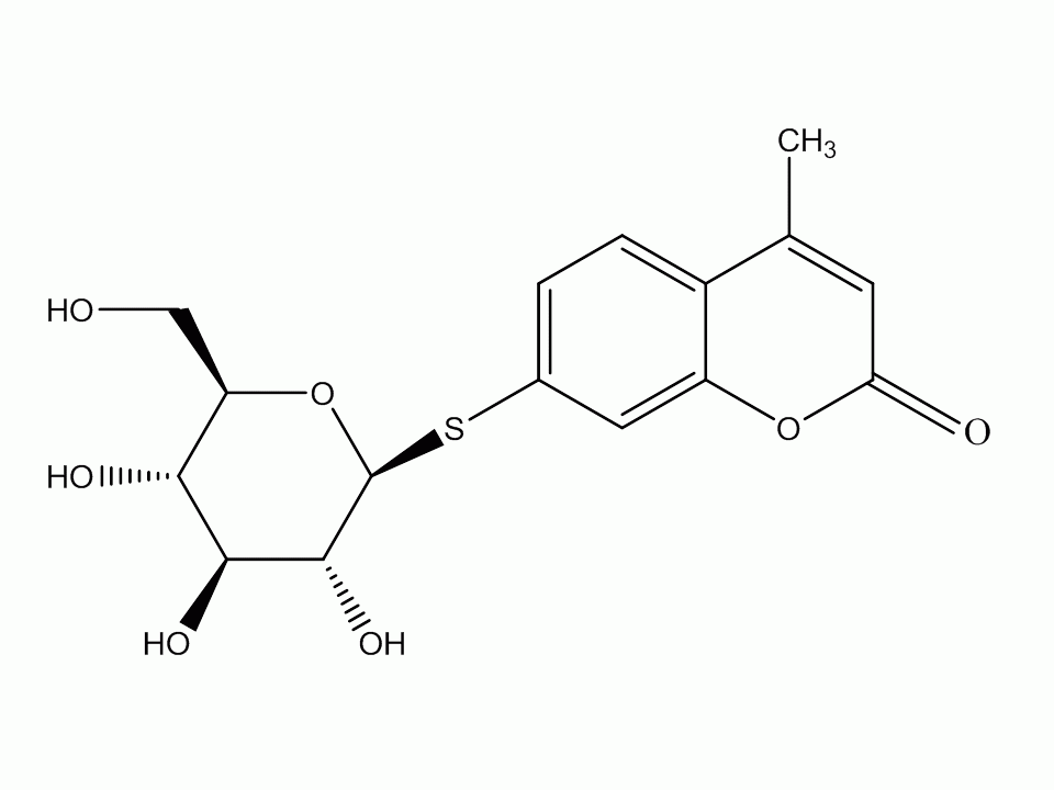 7-mercapto-4-methylcoumarin-7-S-beta-D-glucopyranoside