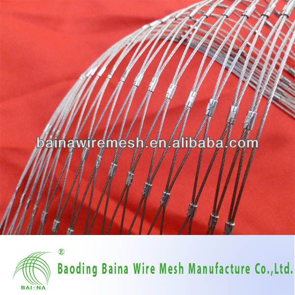 best quality stainless steel wire rope mesh