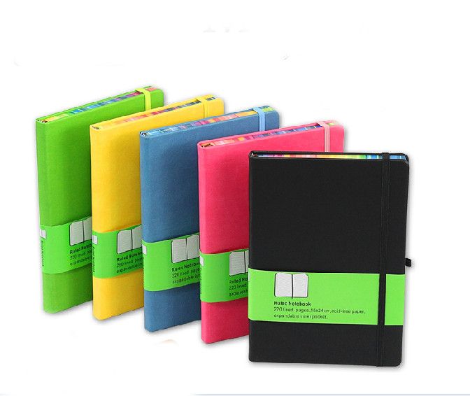 pu moleskin notebooks