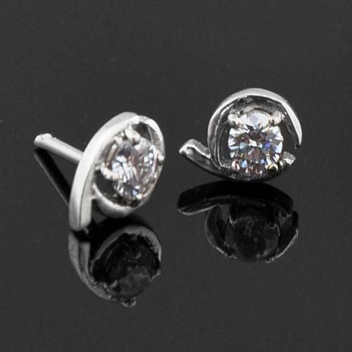 Diiamond Solitaire Classic Earrings