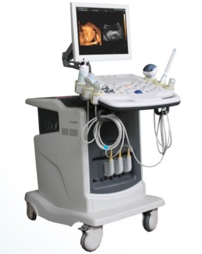 4D Color doppler ultrasound system with 3 probes