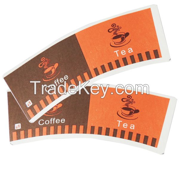 coffee paper cup fan with flexo printing