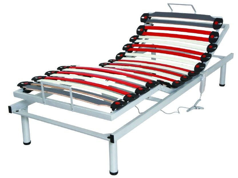 Single Size Adjustable Height Metal Bed Frame