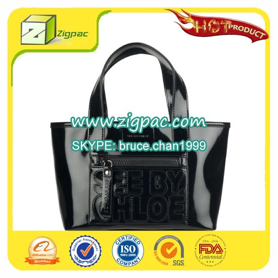 Flexo printing appearance with attractive payment method and ISO14001 certificate approved decorative PVC bag