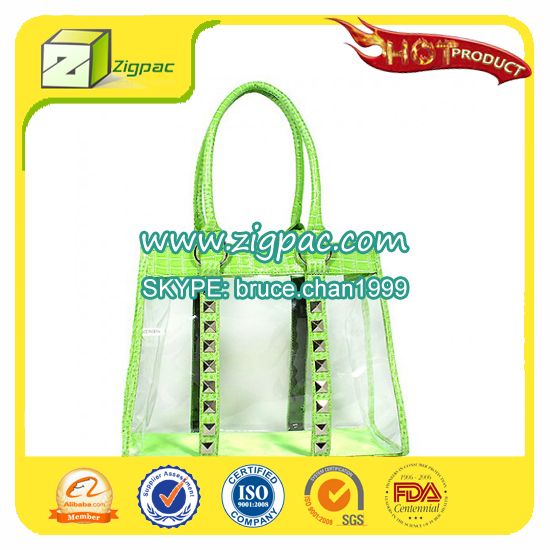 Flexo printing appearance with attractive payment method and ISO14001 certificate approved decorative PVC bag