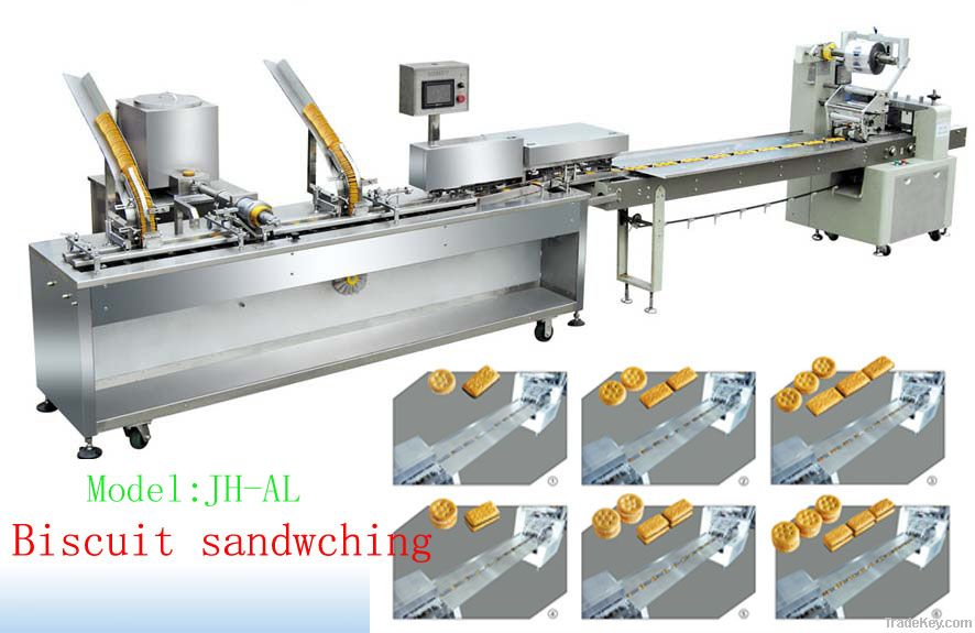 Single Lane Biscuit sandwiching machine JH-AL