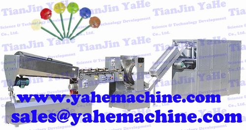 SINGLE COLOR LOLLIPOP PUNCHING FORMING PRODUCTION LINE