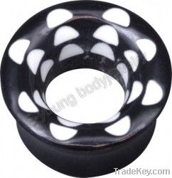 Newest design Acrylic ear flesh tunnel wholesale piercing