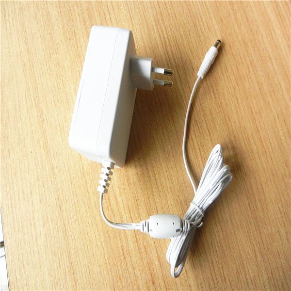white 1.5A  EU 2 PIN AC/DC power adapter plug-in , power supply plug in  with UL,CE,ROHS