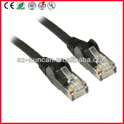 Black network cable