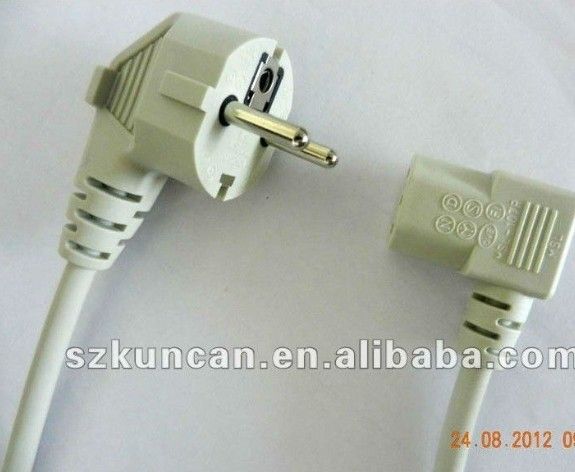 standard  VDE power cable for laptop