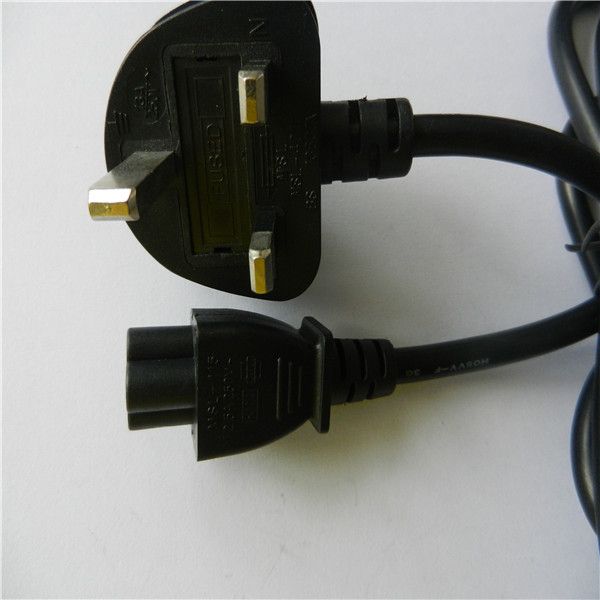 molded UK AC power plug