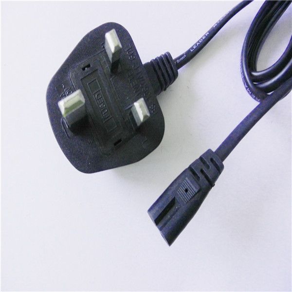 6ft C7 UK AC power plug szkuncan