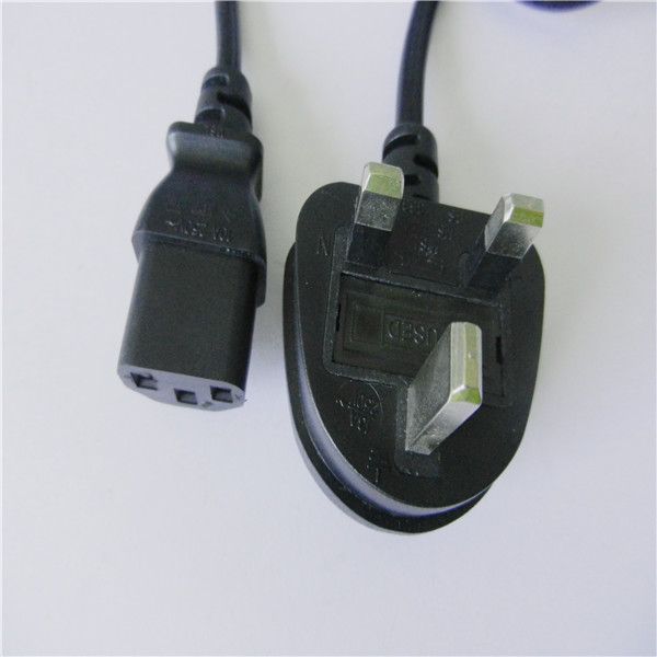 6ft 13A C13 English  AC power plug for laptop szkuncan