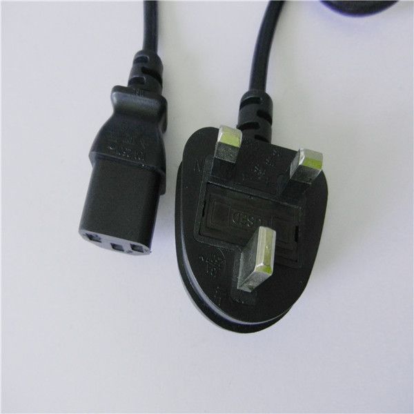 6ft 13A C13 English  AC power plug for laptop szkuncan