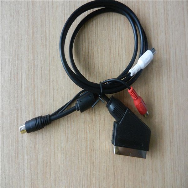 21pin scart cable to RCA cable for DVD