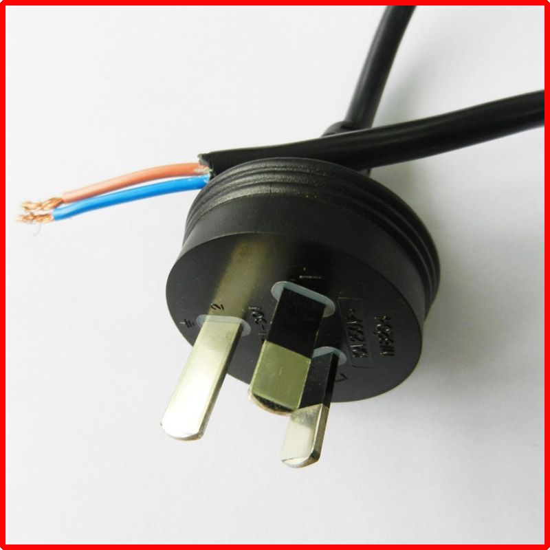 Australia 3 pin power lead plug