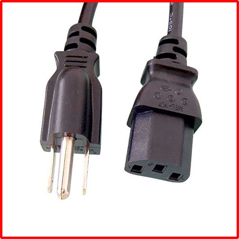 right angle computer power cord