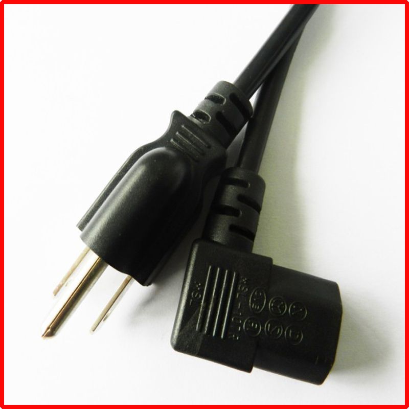 ul power cord with angle plug