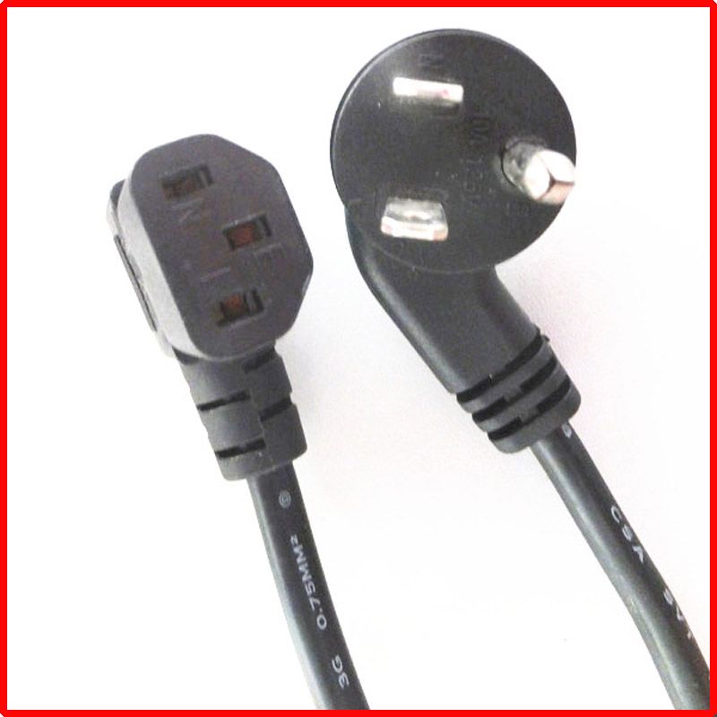 ul power cord with angle plug