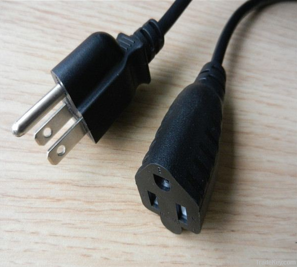 3-pin UL power cord with female C13 ends for extending