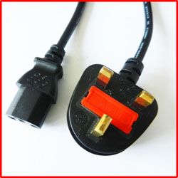 BS standard computer power cord