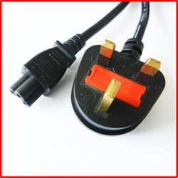 uk plug with c5 connector