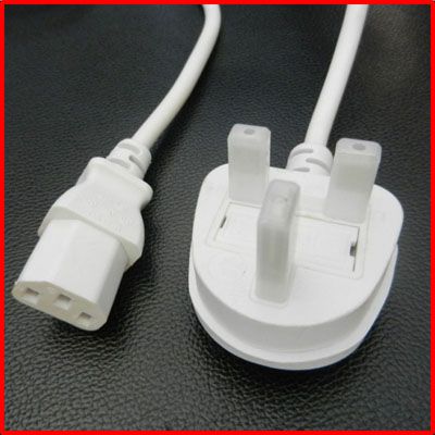 white color bs power cord