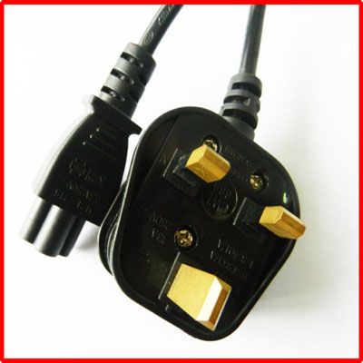 3-pin uk power cord