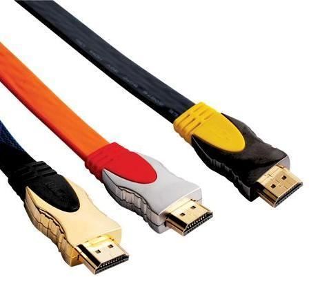 Version 1.4 hdmi cable supports 3D.ethernet,Audio Return