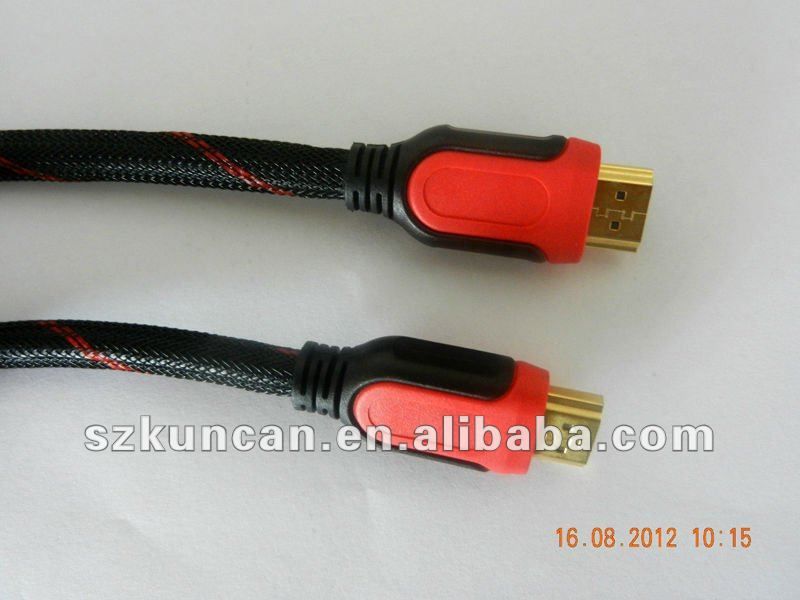 China manufacturer HDTV, DVD hdmi cable length customizing