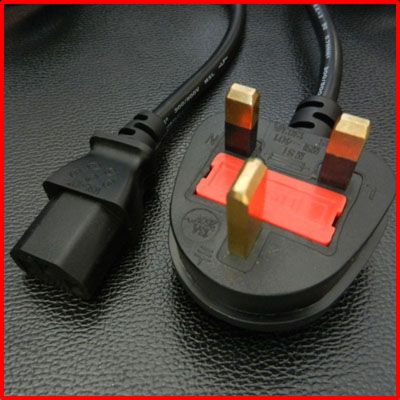 bs power cord with iec 320 connector