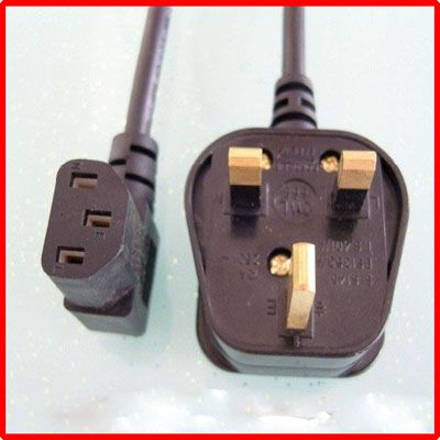3 pin uk power cord electrical plug