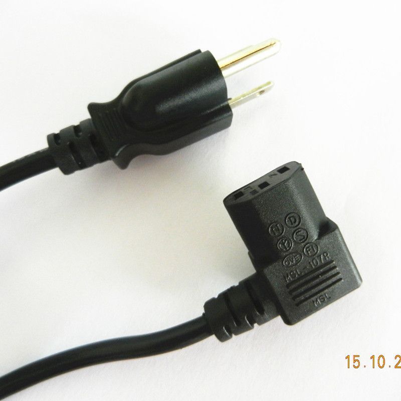 american ul power cord 10a/125v 